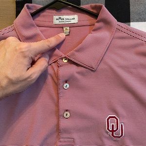 University of Oklahoma (OU) Collared Shirt Peter Millar Summer Comfort XL